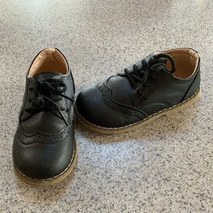 Boys Black Dress Shoes